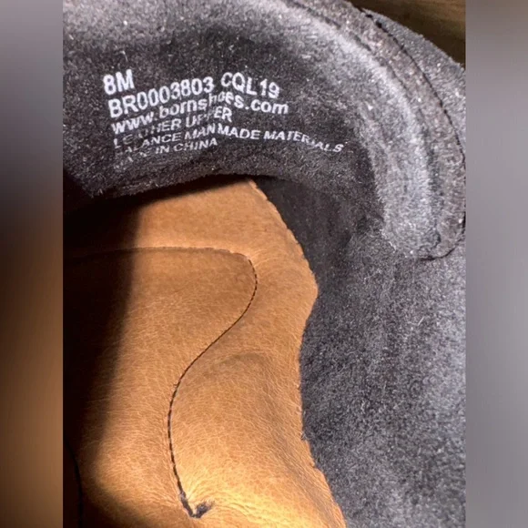 NEW Born Seel Lace Up Flat in Black Suede Size 8 - Picture 11 of 11